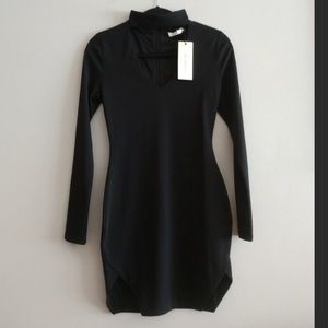 NWT Dance & Marvel Cut Out Bodycon Dress in Black